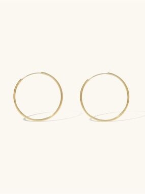 Classic Gold Hoop Earrings – Minimal Everyday Hoops